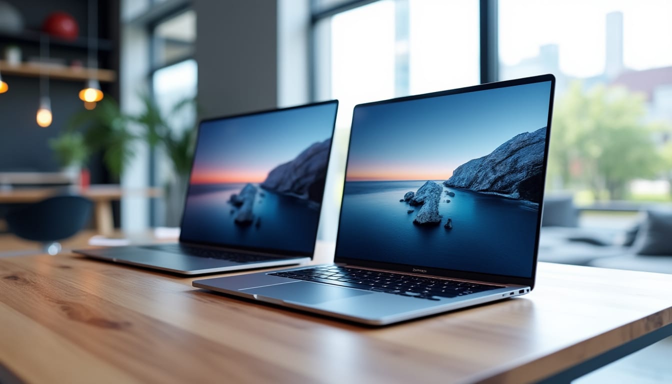 découvrez notre sélection des meilleurs ordinateurs portables offrant une longue autonomie pour vous accompagner toute la journée en toute sérénité.